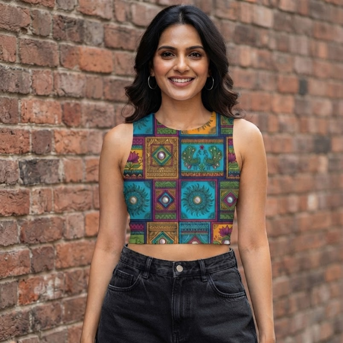 Mandala Crop Top
